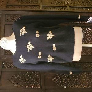 Karen Scott silk/angora sweater size M